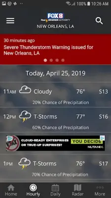 FOX 8 Weather android App screenshot 3